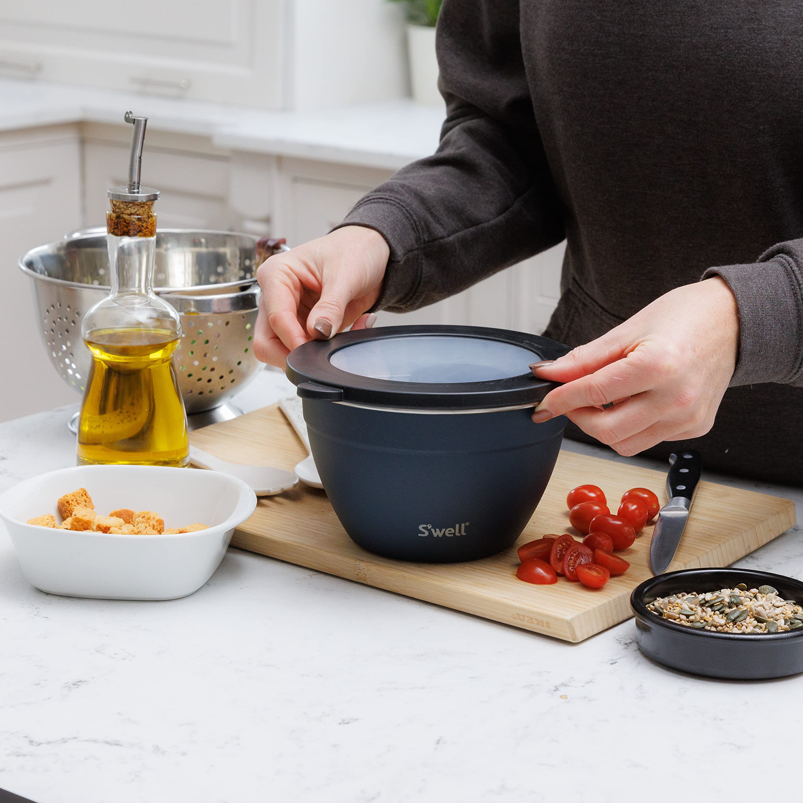 Amazon.com | S'well lifetime brands europe limited Salad Bowl Kit