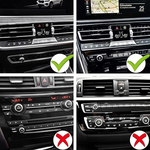 Miniatura 4 de Jaronx Compatible con la cubierta de botón de volumen de cristal BMW, repuesto de botón de volumen de cristal compatible con BMW 3 4 8 X5 X6 X7