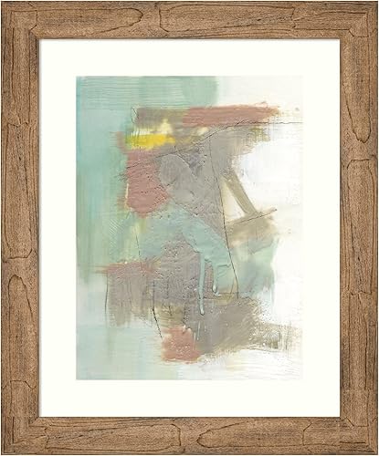 Amanti Art Framed Wall Art Print 24x20 Retro Splash IV by Jennifer Goldberger, Abstract Wall Art, Modern Contemporary Decor, Small Poster Painting