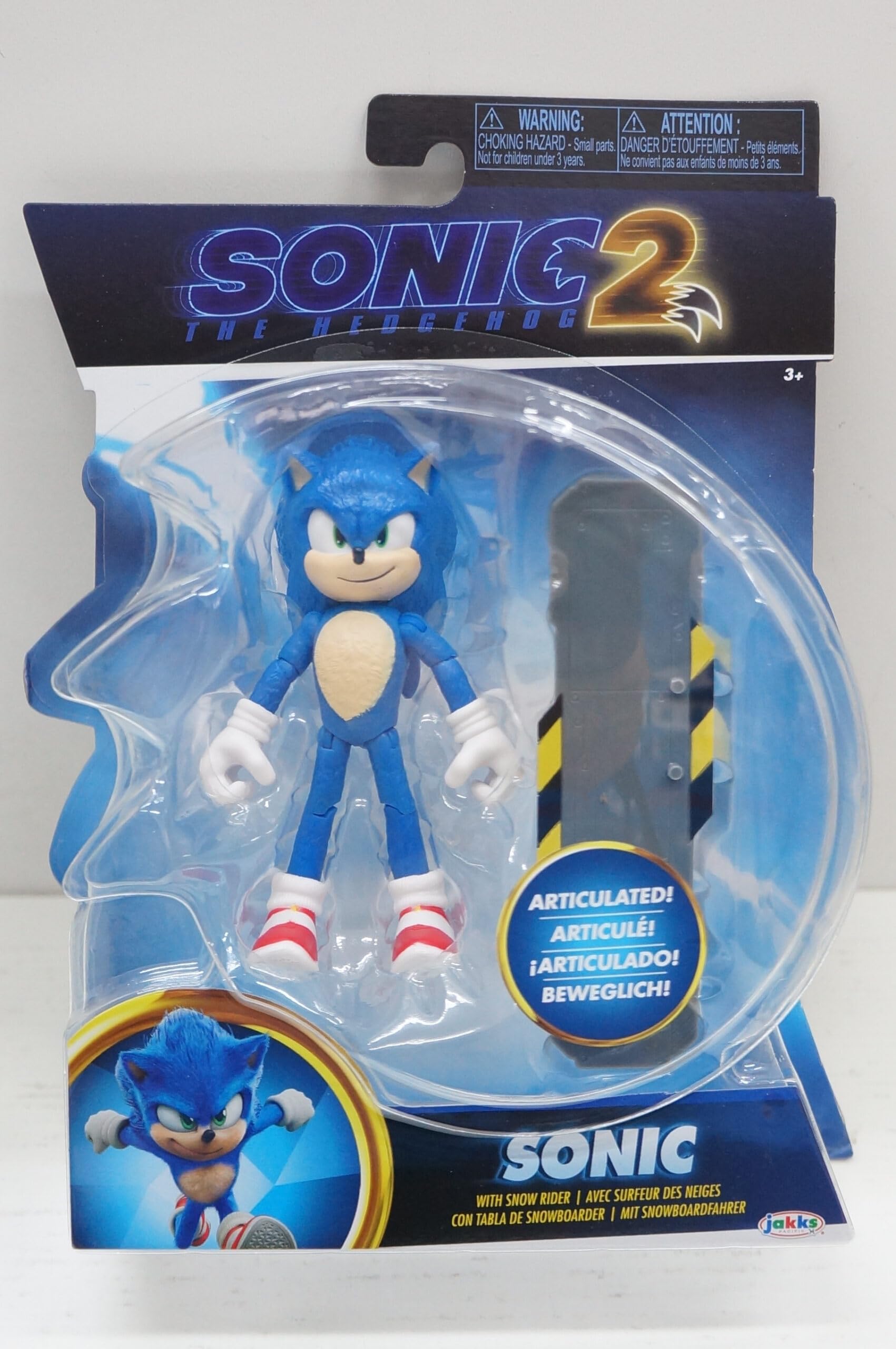 ソニック アクションフィギュア jakks Pacific　映画 2022 JAKKS Pacific - Sonic the Hedgehog 2 (Movie) Figure