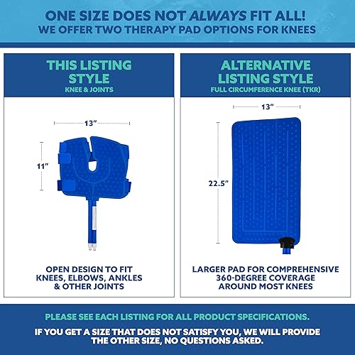 Miniatura 4 de Polar Active Ice 3.0 Sistema de máquina de hielo de terapia fría con temporizador programable, dos almohadillas de compresión para rodillas y