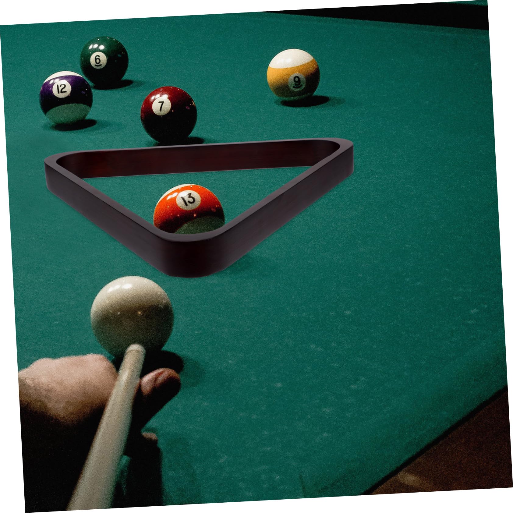 BESTonZON Pool Rack Set Billiard Rack Billiards Accessories for Home or Pub Wooden
