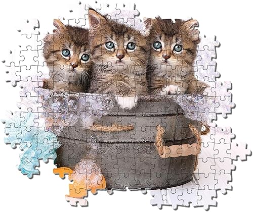 Miniatura 3 de Clementoni 29109, Lovely Kittens Supercolor Puzzle para niños, 180 piezas, a partir de 7 años