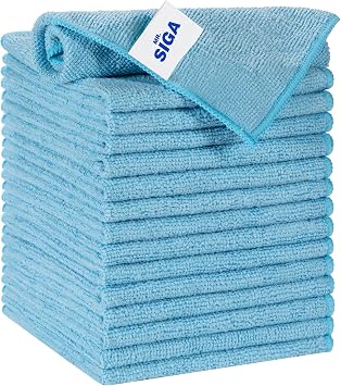 MR.SIGA Microfibre Cleaning Cloths All Purpose Microfibre Cloths Pack of 15