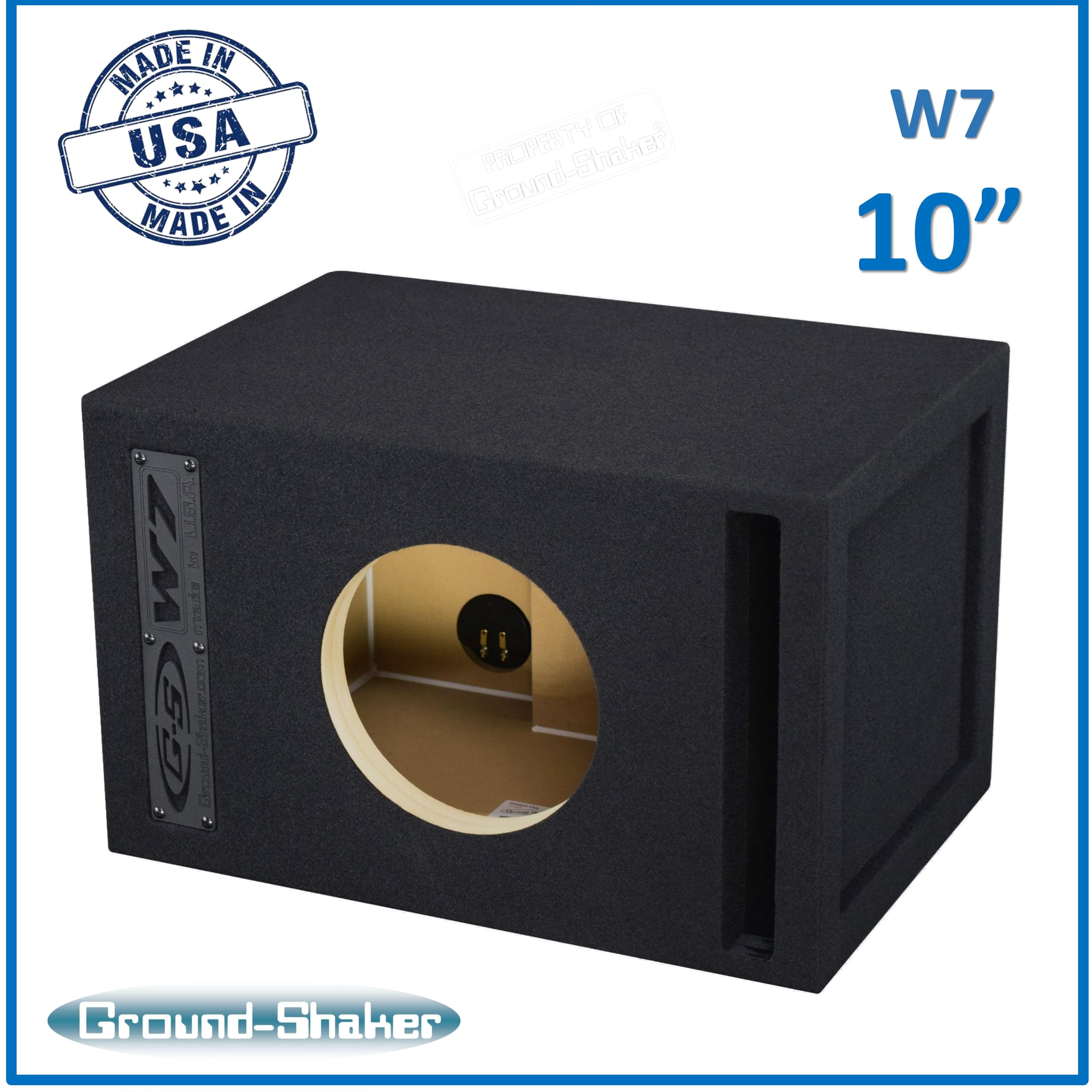 Single Ported/Vented Sub Box Subwoofer Enclosure for JL W7 Box (10