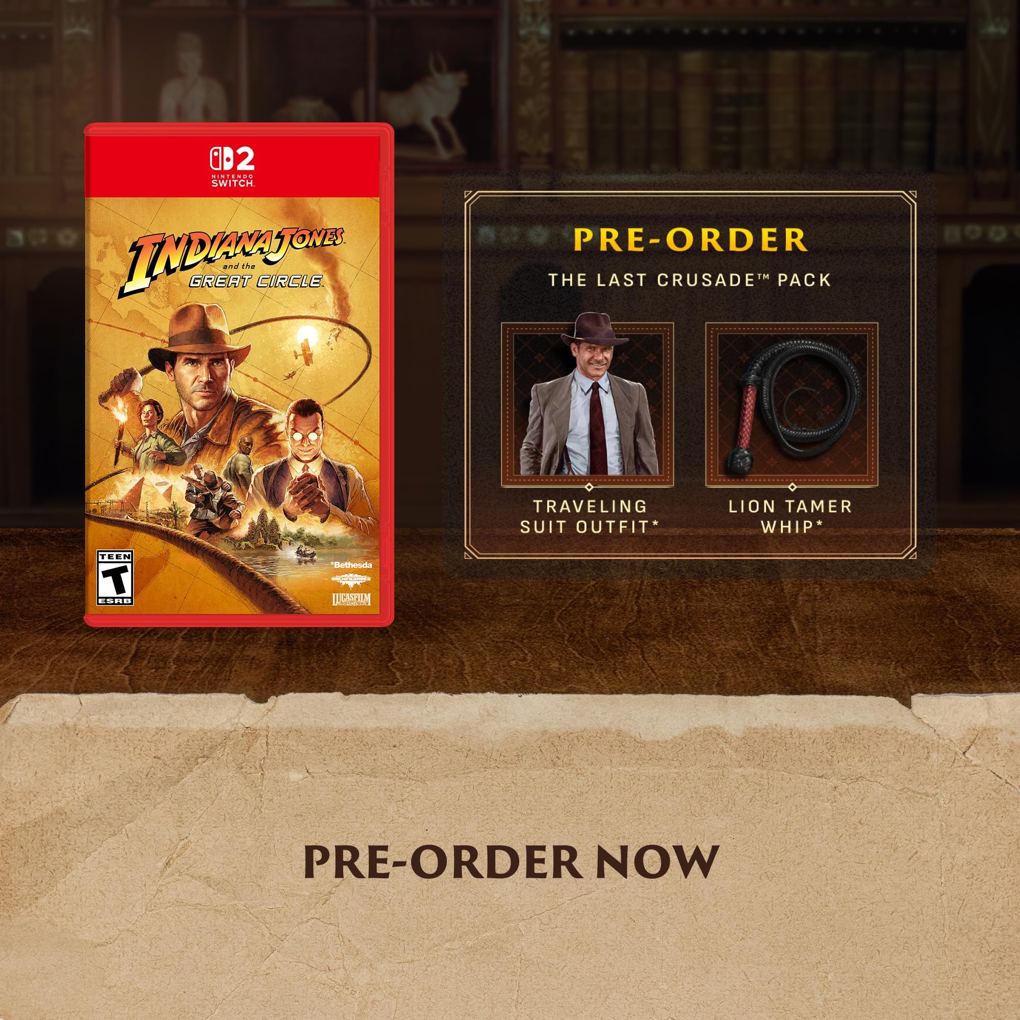 Indiana Jones and the Great Circle – Standard Edition – Nintendo Switch 2 - Nintendo Switch 2 - Very Good - Used Game - Image 2