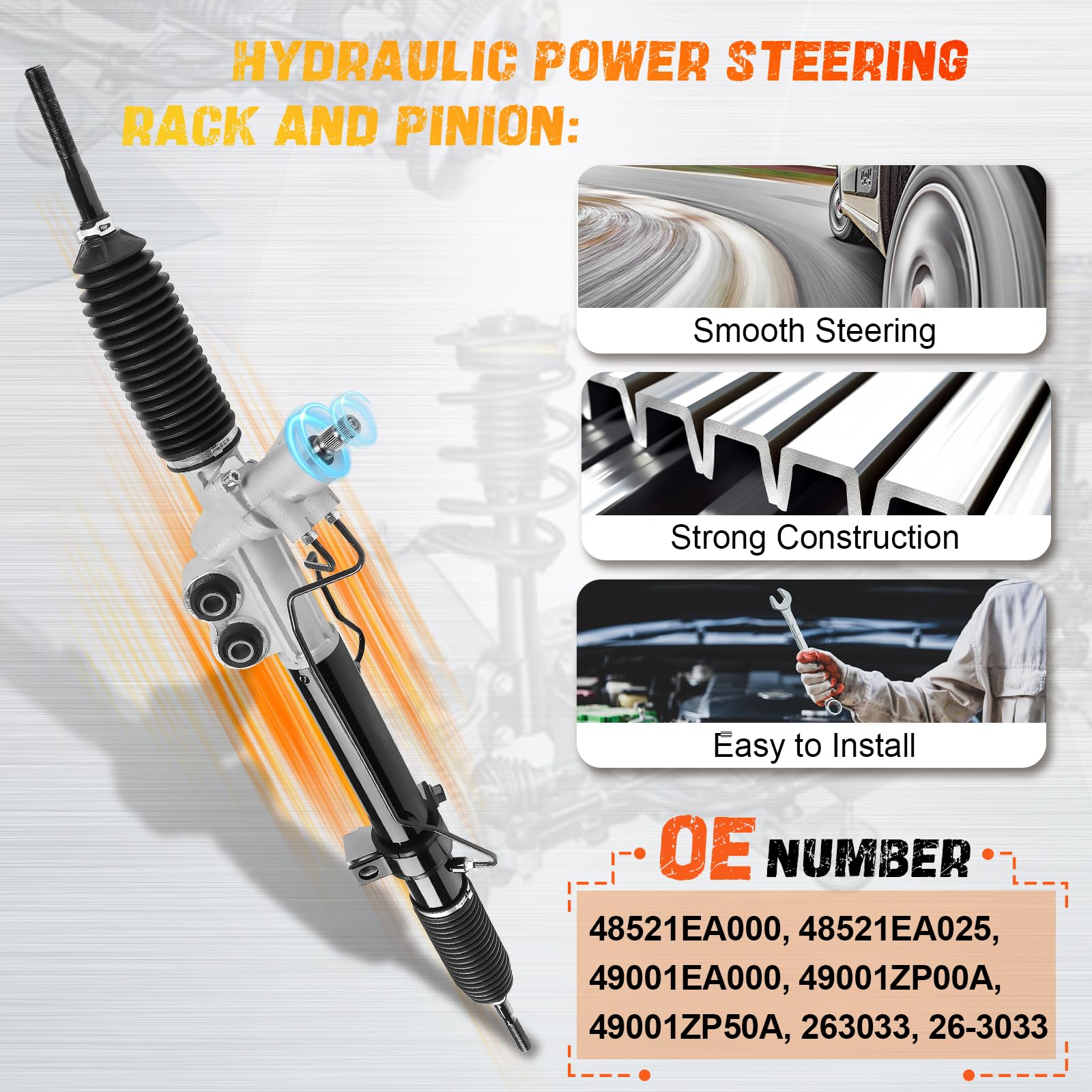 Amazon.com: 26-3033 Power Steering Rack and Pinion