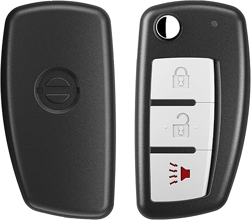 Miniatura 2 de VOFONO Llavero de encendido con tapa para coche sin cortar para Nissan Rogue 2014 2015 2016 2017 Reemplazo para FCC ID CWTWB1G767