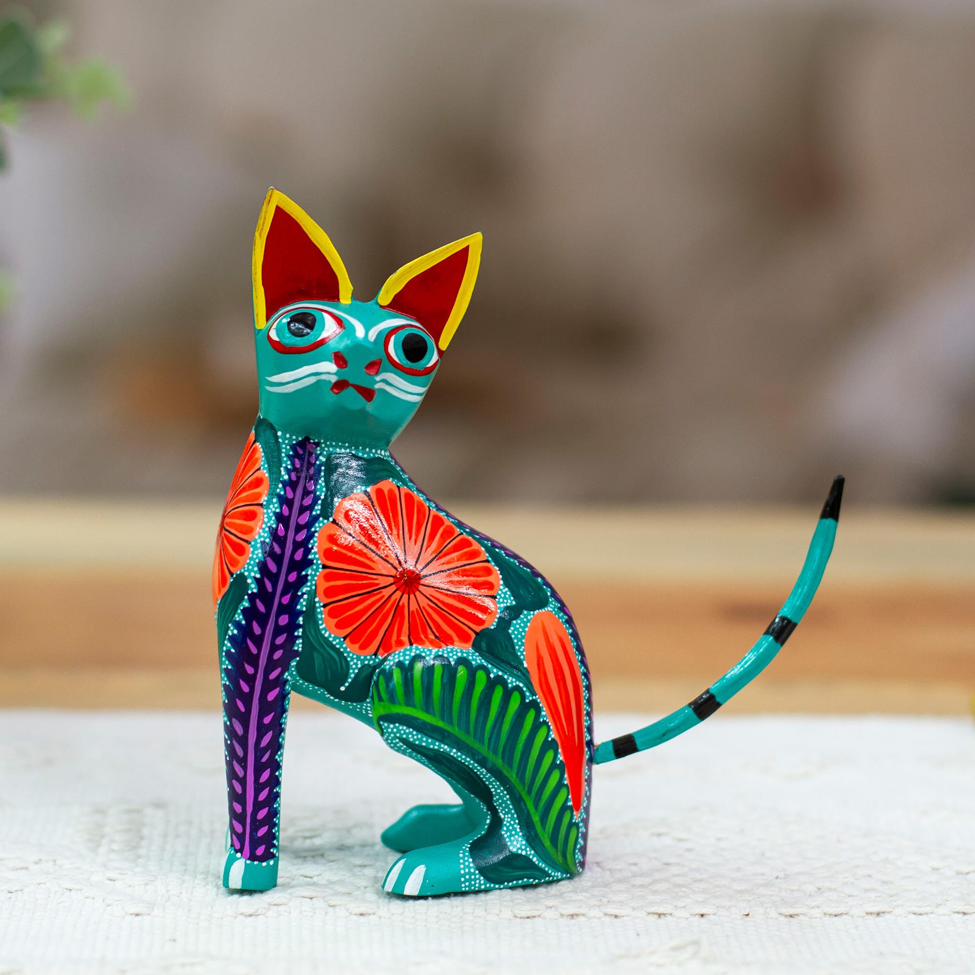 Amazon.co.jp: NOVICA 職人 手作り 木製 アレブリエ 置物 メキシコ産