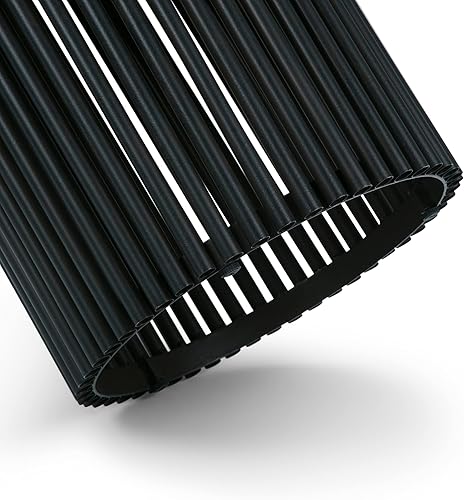 Miniatura 36 de SIMPLIHOME Demy - Mesa auxiliar redonda de metal sólido de 18 pulgadas de ancho con parte superior de mármol genuino blanco y base de metal negro,