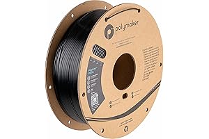 PolyLite Graphene PETG Filament 1.75mm Black 1kg, Enhanced Durability and Dimensional Accuracy