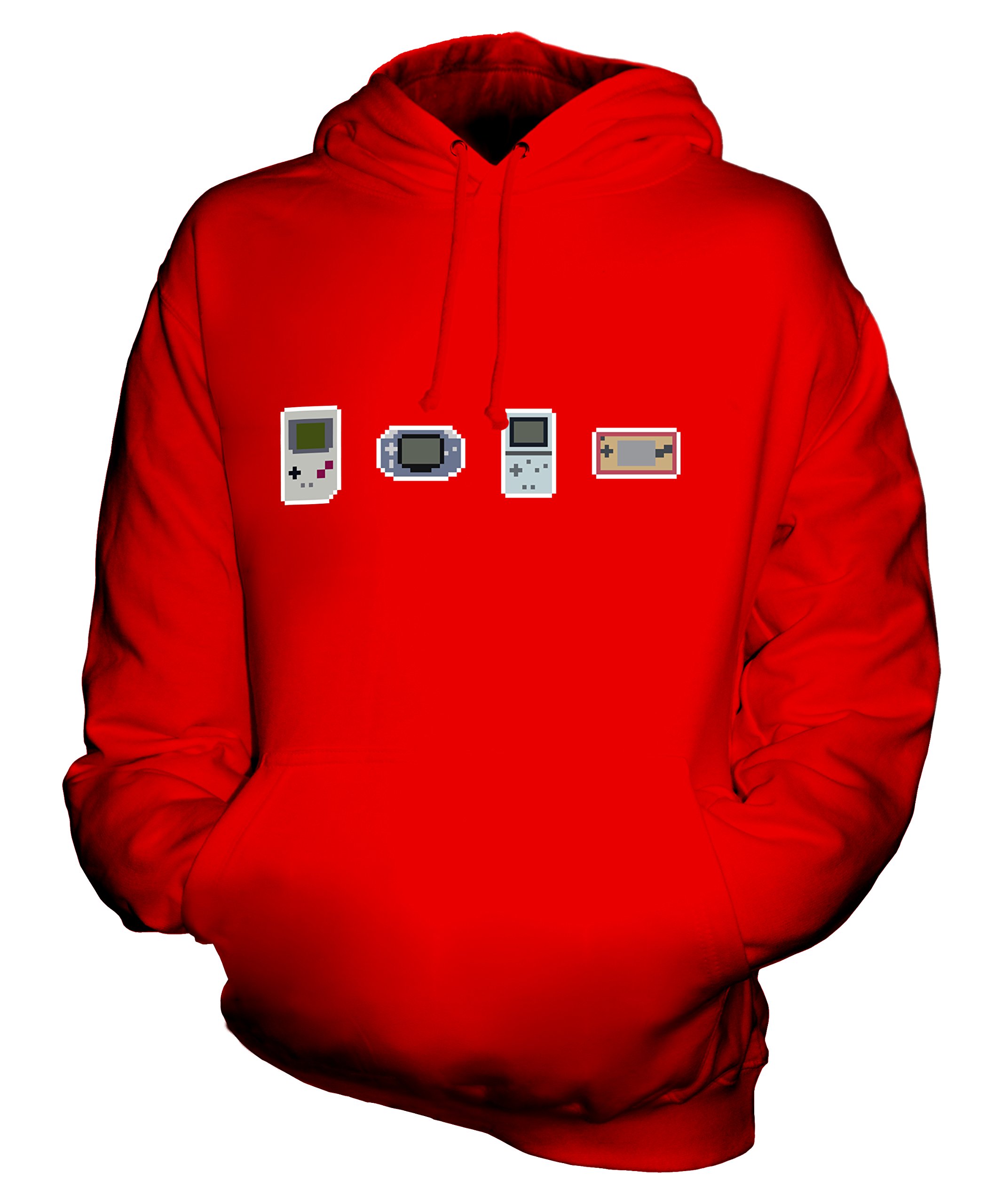 Candymix Evoluzione dei Videogiochi Unisex Uomo Donna Felpa con Cappuccio