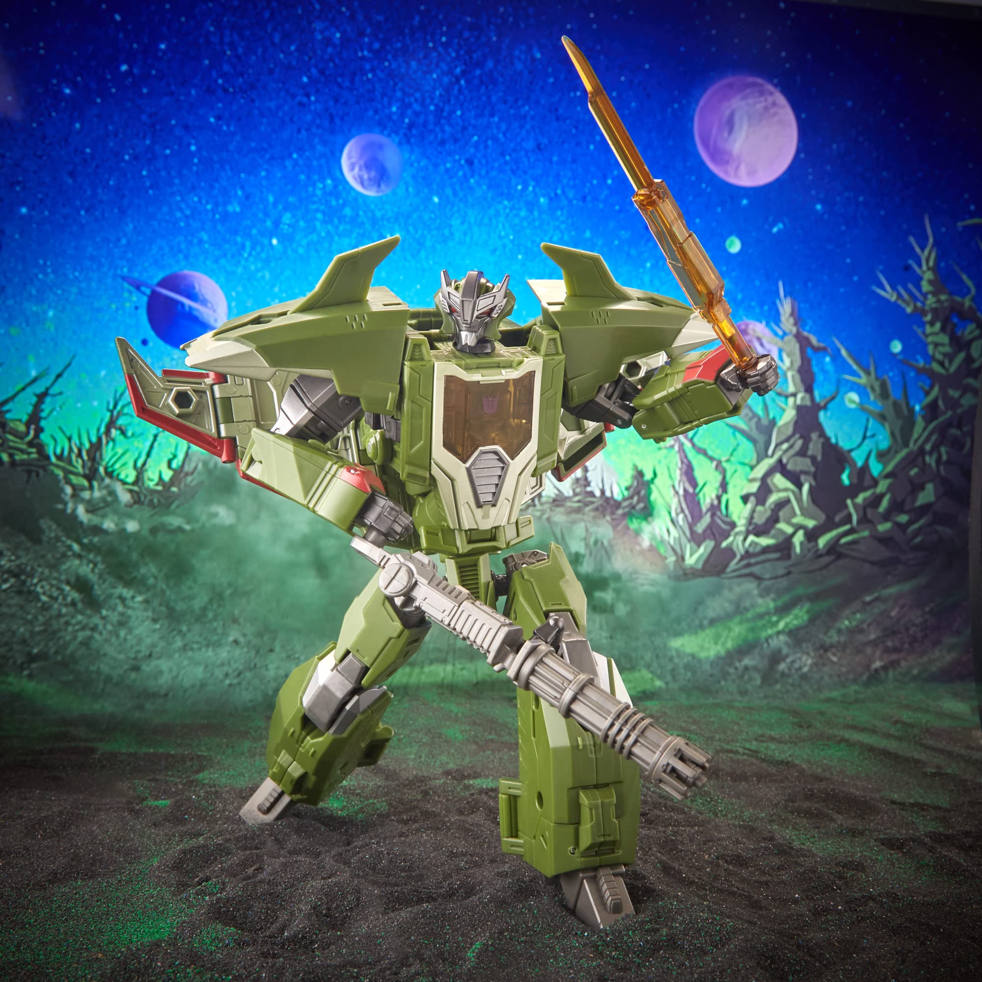 Transformers Legacy Evolution Leader Prime Universe Skyquake figurka akcji, rozmiar 17,5 cm