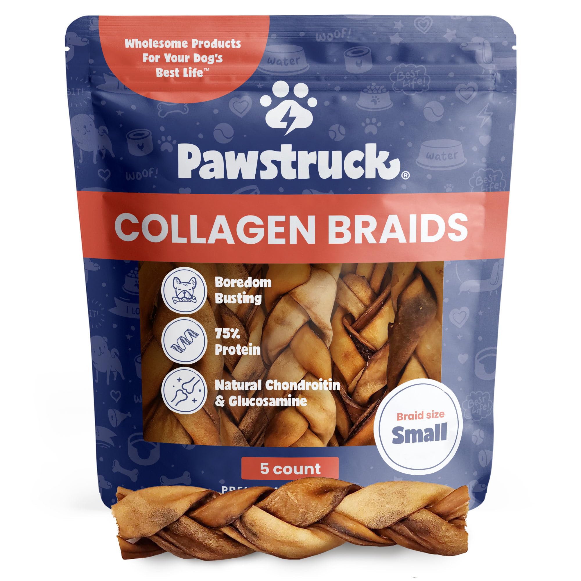 Pawstruck Beef Collagen Braids