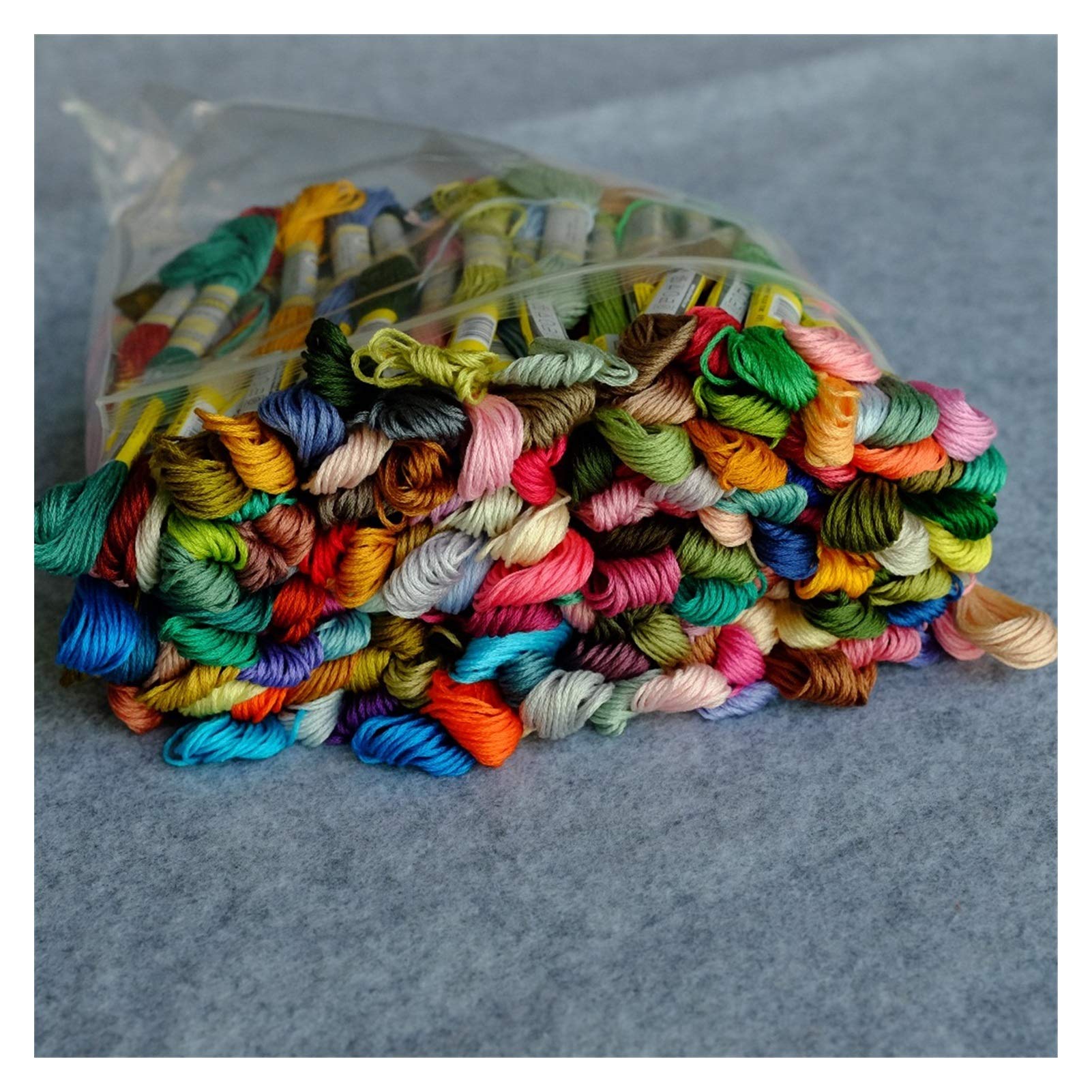 Stickgarn 454 Farben Baumwolle Floss Kreuzstich Stickerei Thread 6 Stränge Doppel Mercerized Singed Long Faser