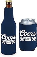 Vista 13 de Kolder Soporte de manga aislante de cerveza Coolie con licencia Huggie Can & Bottle Set (Coors) Light Mountains