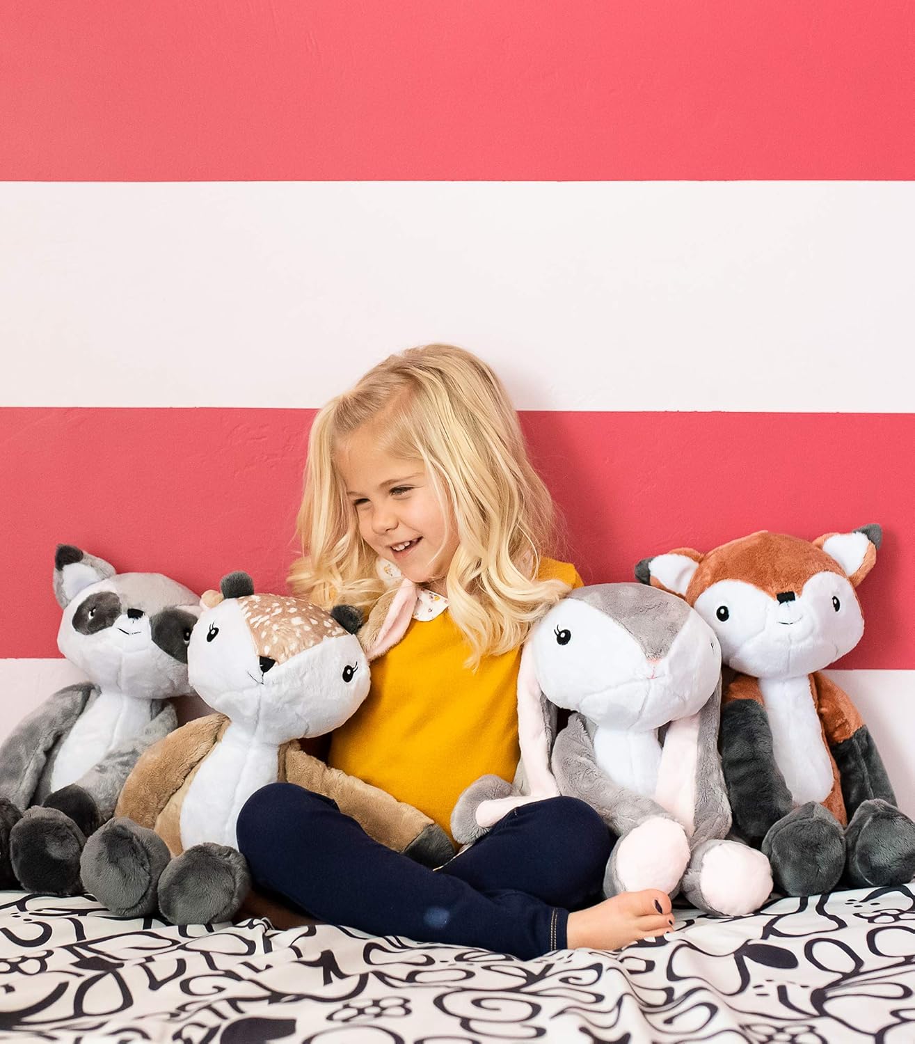 Little Adventures Adventure Pals Soft Plush Minky Stuffed Animal Toys (Remy Racoon) - Image 8