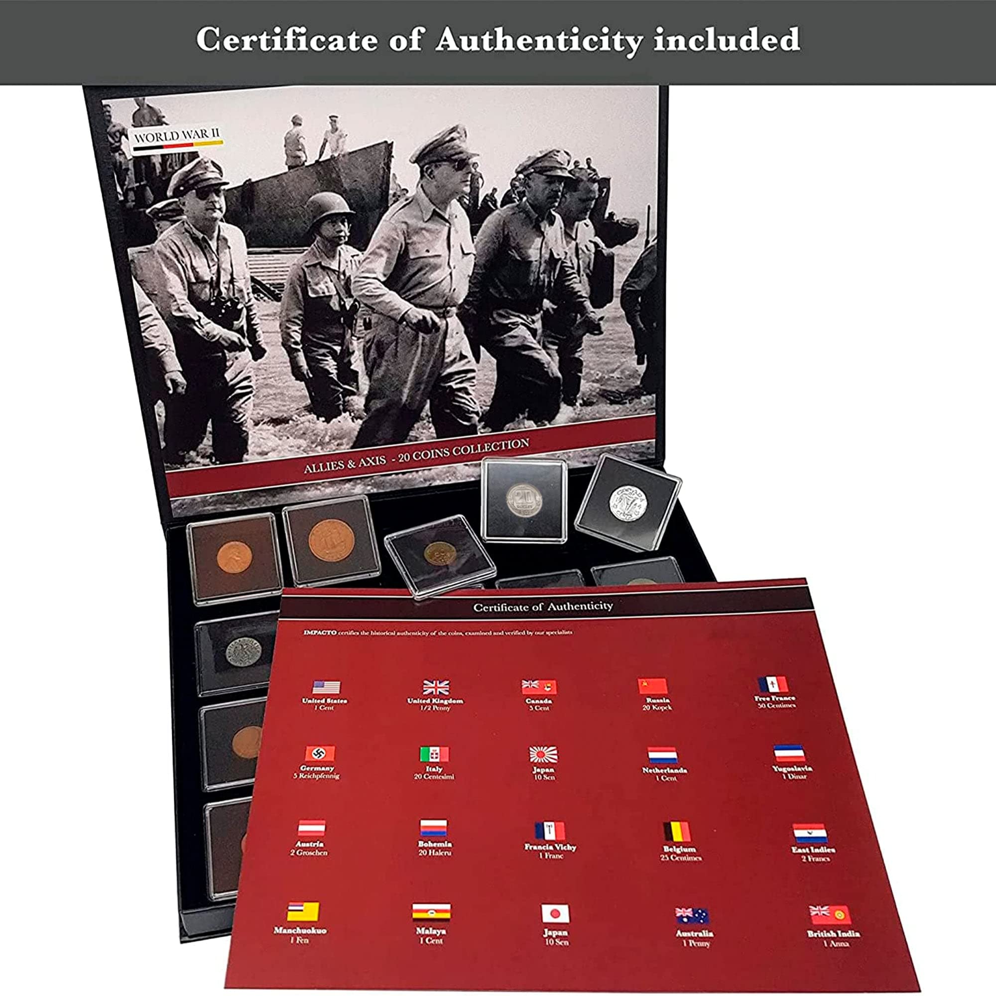 Amazon.com: WW2 World Currency - 20 Authentic Coins Used During