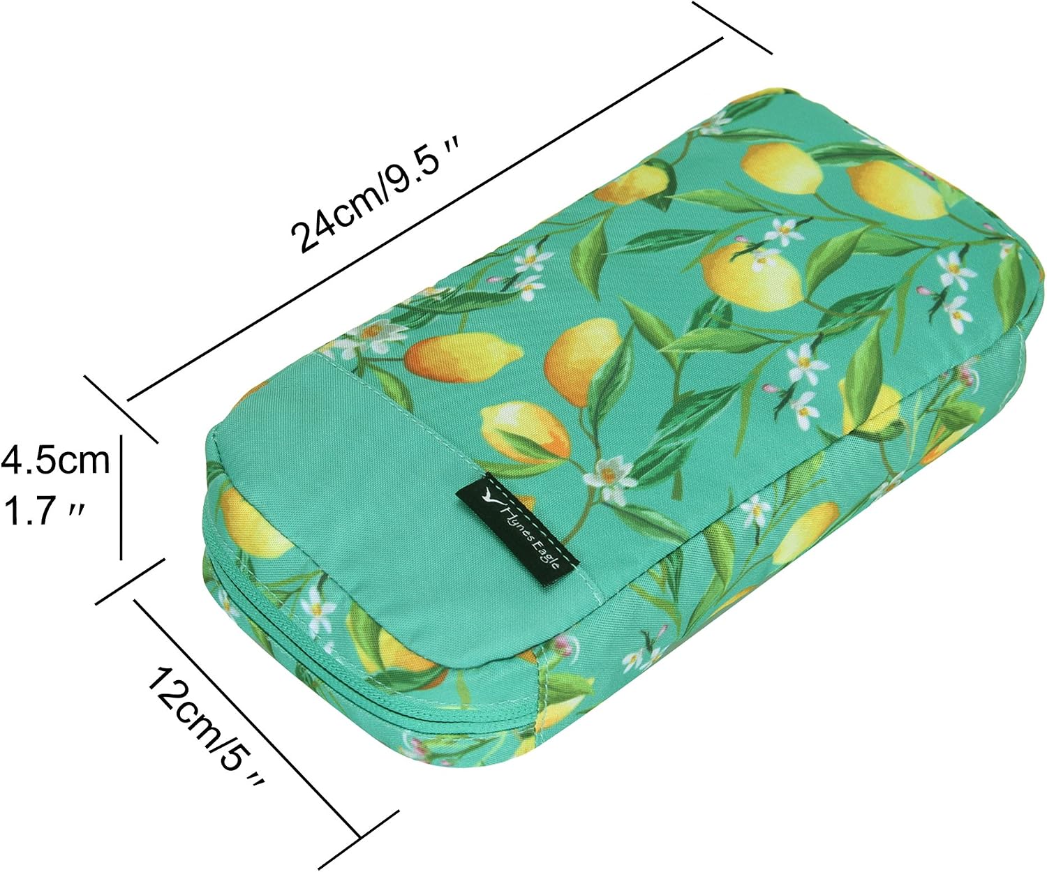 Hynes Eagle Cord Organizer Small Electronics Case Gadget Pouch Phone Accessories Storage Bag Lemons