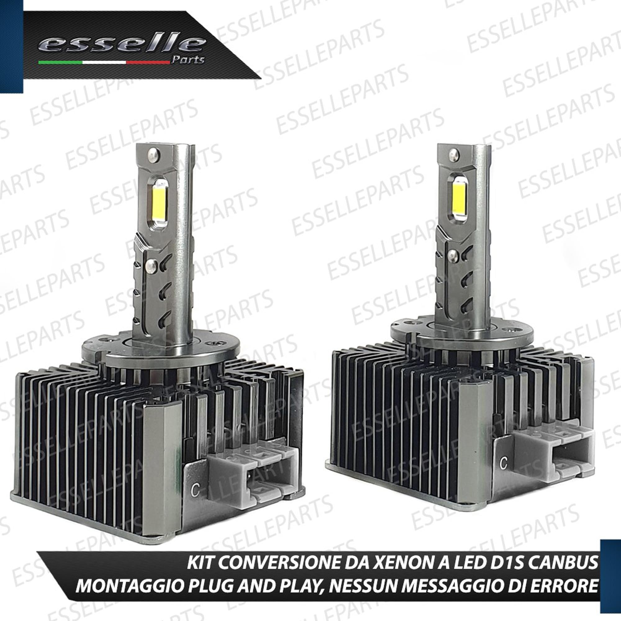 Coppia Lampade D1S LED 12000 Lumen 6000K specifiche per Bmw Serie 4 F32 F36 – Conversione da Xenon a LED Plug & Play Canbus – Luce Bianco Ghiaccio Ultra Potente – 35W CSP Alta Luminosità