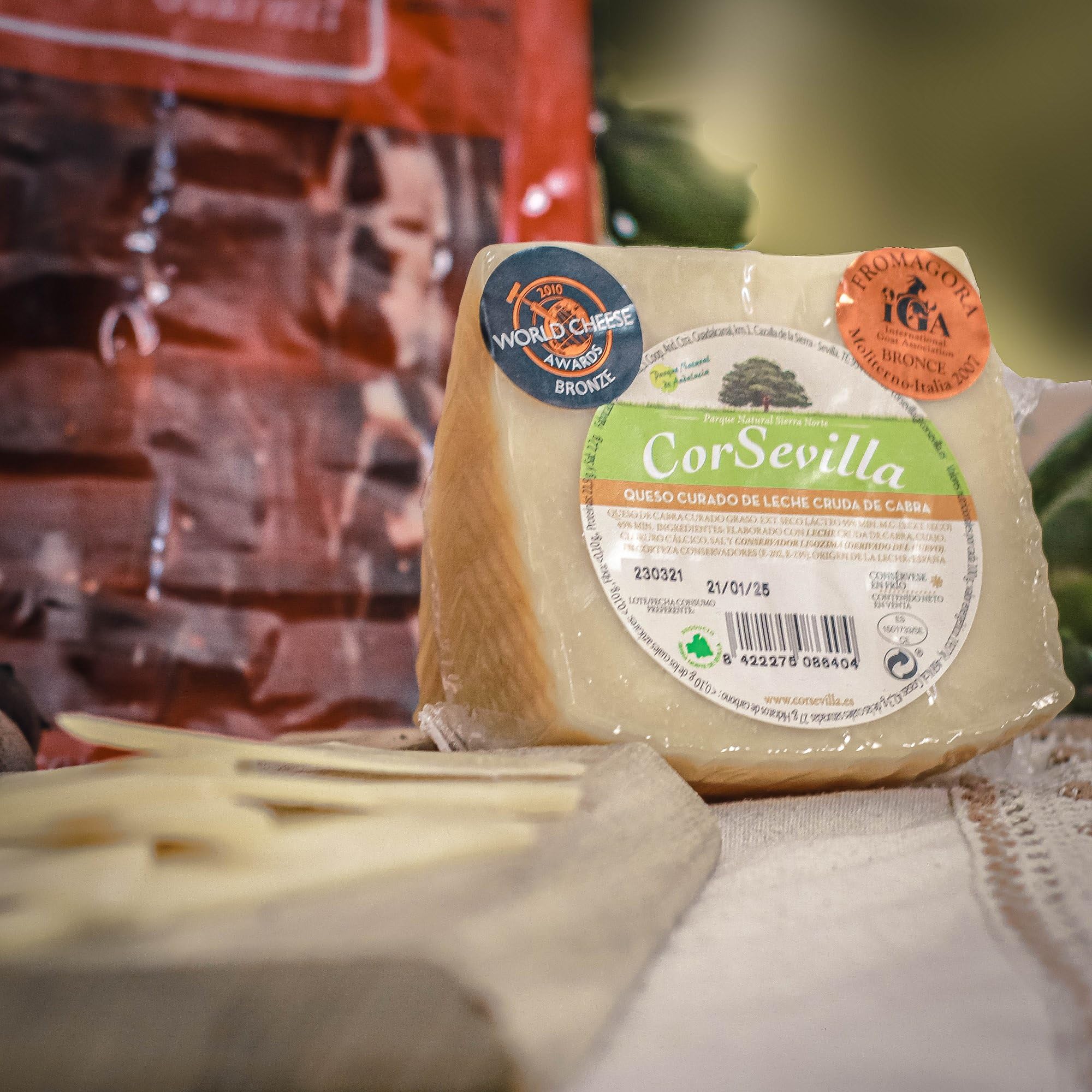 Corsevilla - Lote de Navidad - Regalo - Quesos - Ibéricos - Vinos - Para Amantes del Queso - Cesta de Navidad.