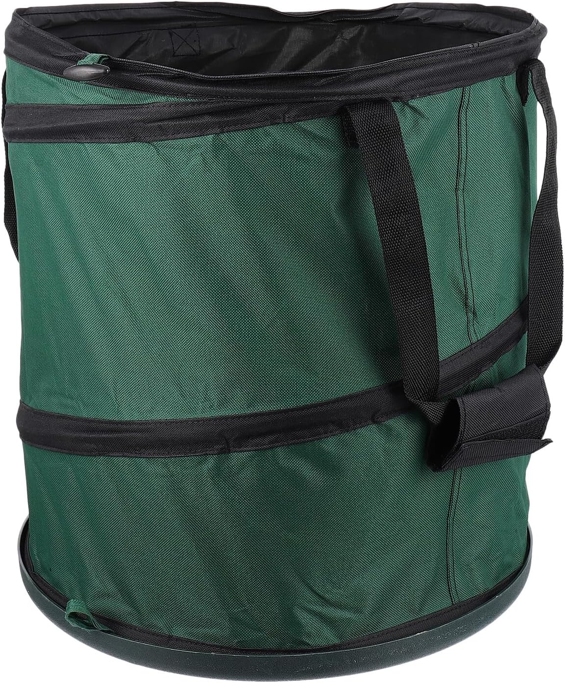 Foldable Yard Trash Bag and Garden Leaf Collector Bag with Hard Bottom, Portable Reusable Lawn Waste Storage for Fallen Leaves and Garden Debris Collection