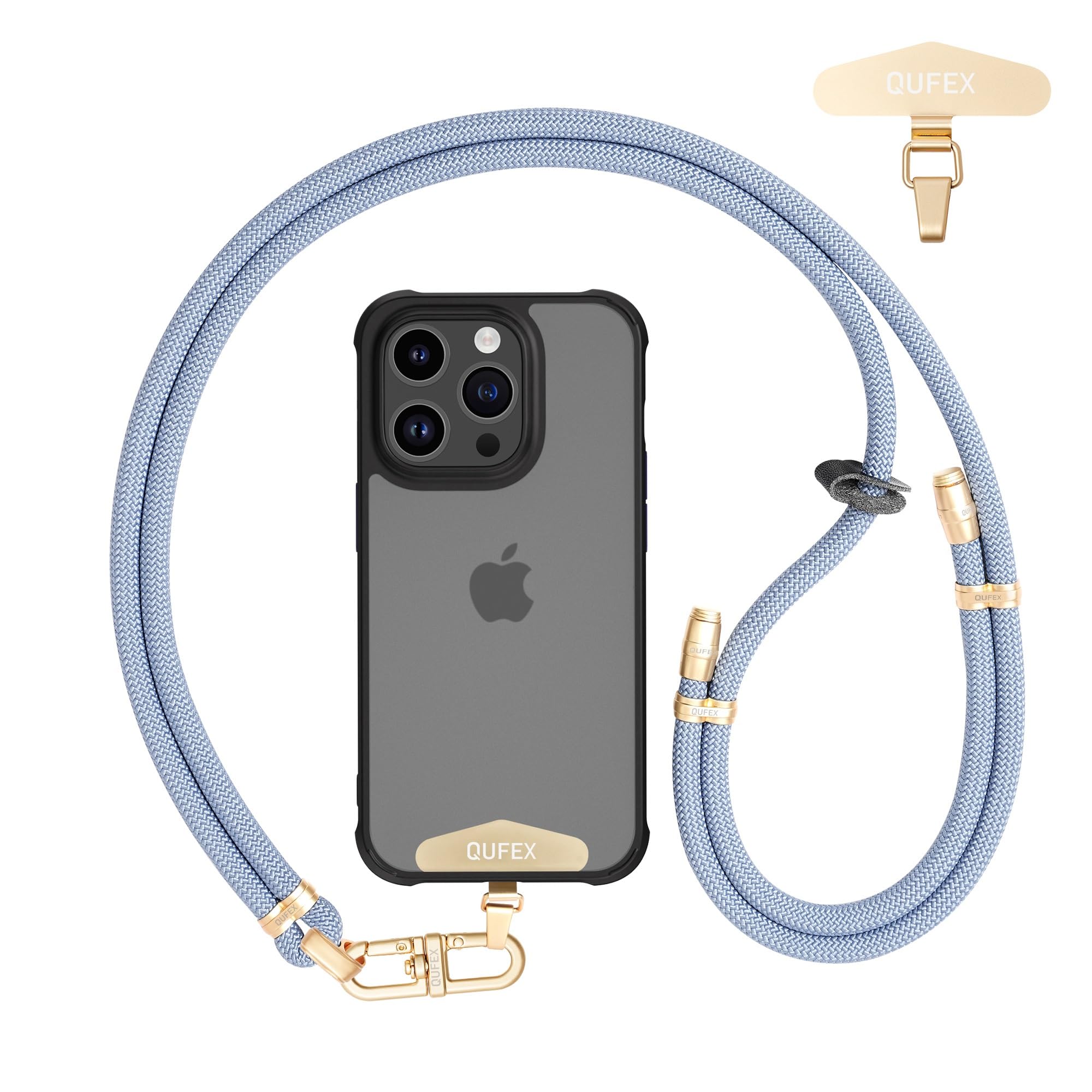 Q QUFEXQufex Adjustable Climb Peak Series Phone Lanyard-160 cm