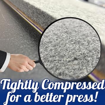 Martelli 12x18 Press or Cut Station - Double Sided Professional Self-Healing Rotary Cutting Mat and 100% Wool Pressing Mat for Quilting, Sewing and Precision Fabric Ironing