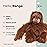 Bearington Ranga Monkey Stuffed Animal - 15 Premium Orangutan Stuffed Animal with Soft Fur and Lifelike Details for Fun Playtime - Adorable Orangutan Plush Toy Gift for Toddlers and Kids