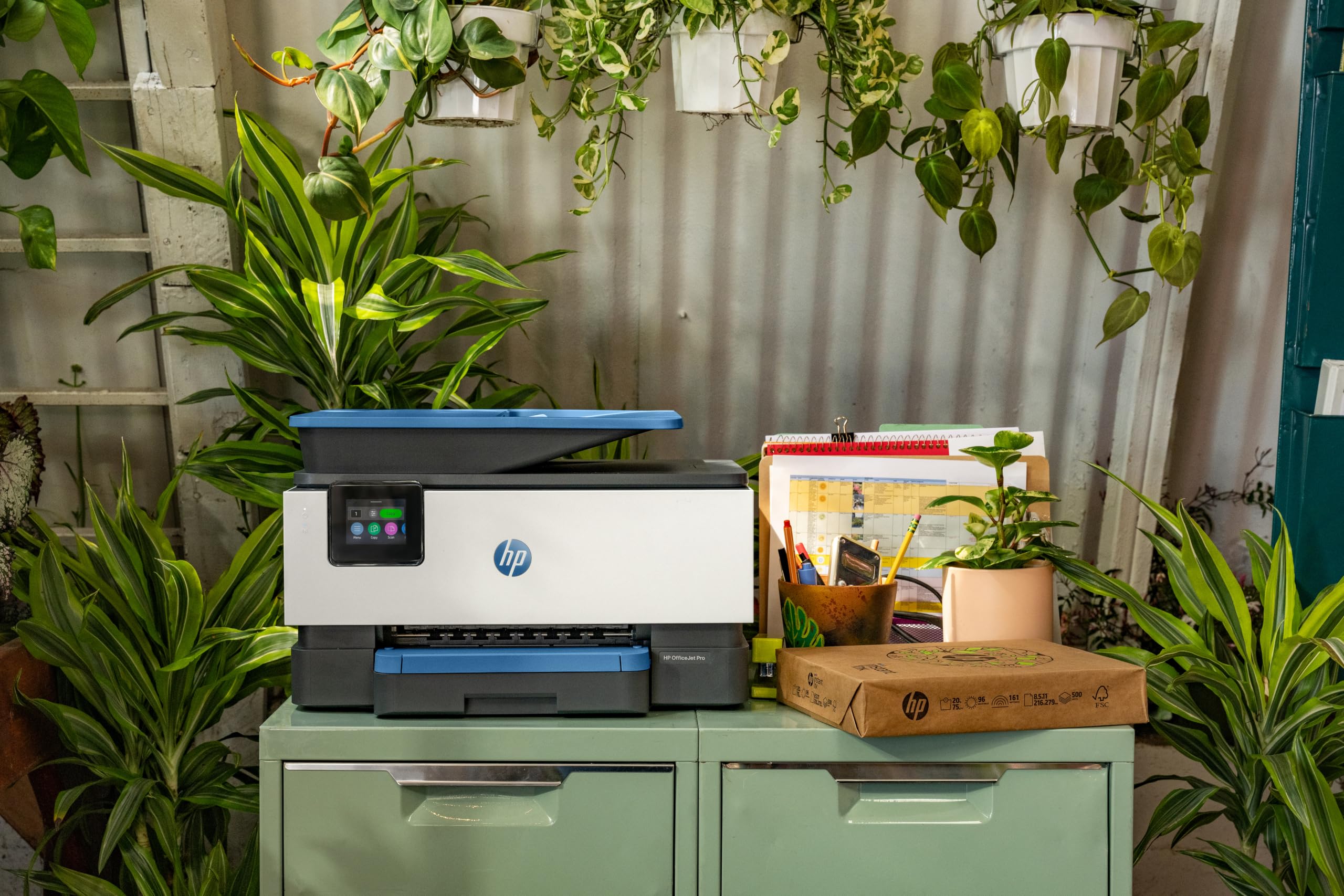 HP OfficeJet Pro 9125 Imprimante Tout-en-Un | Couleur | Imprimante pour Petit Bureau | Impression, numérisation, Copie, télécopie | Chargeur Automatique de Documents | 3 Mois d'encre instantanée