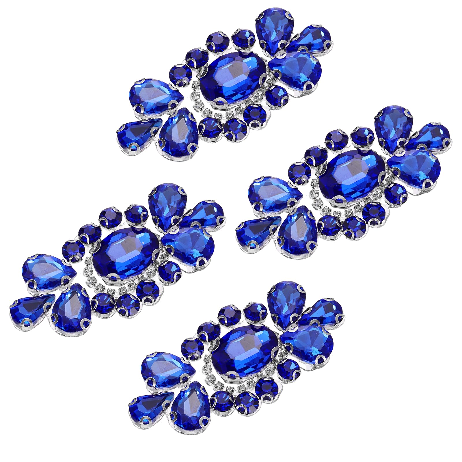 Apliques de diamantes de imitación de cristal uxcell para coser en cinturones y disfraces