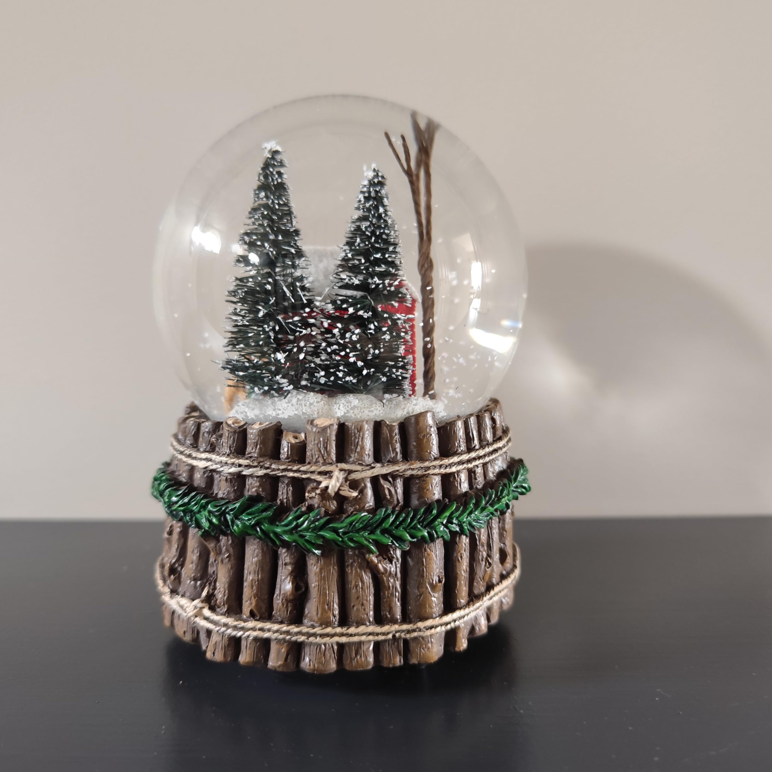 Heaven Sends Schneekugel mit Weihnachtsmusik mit Hirsch