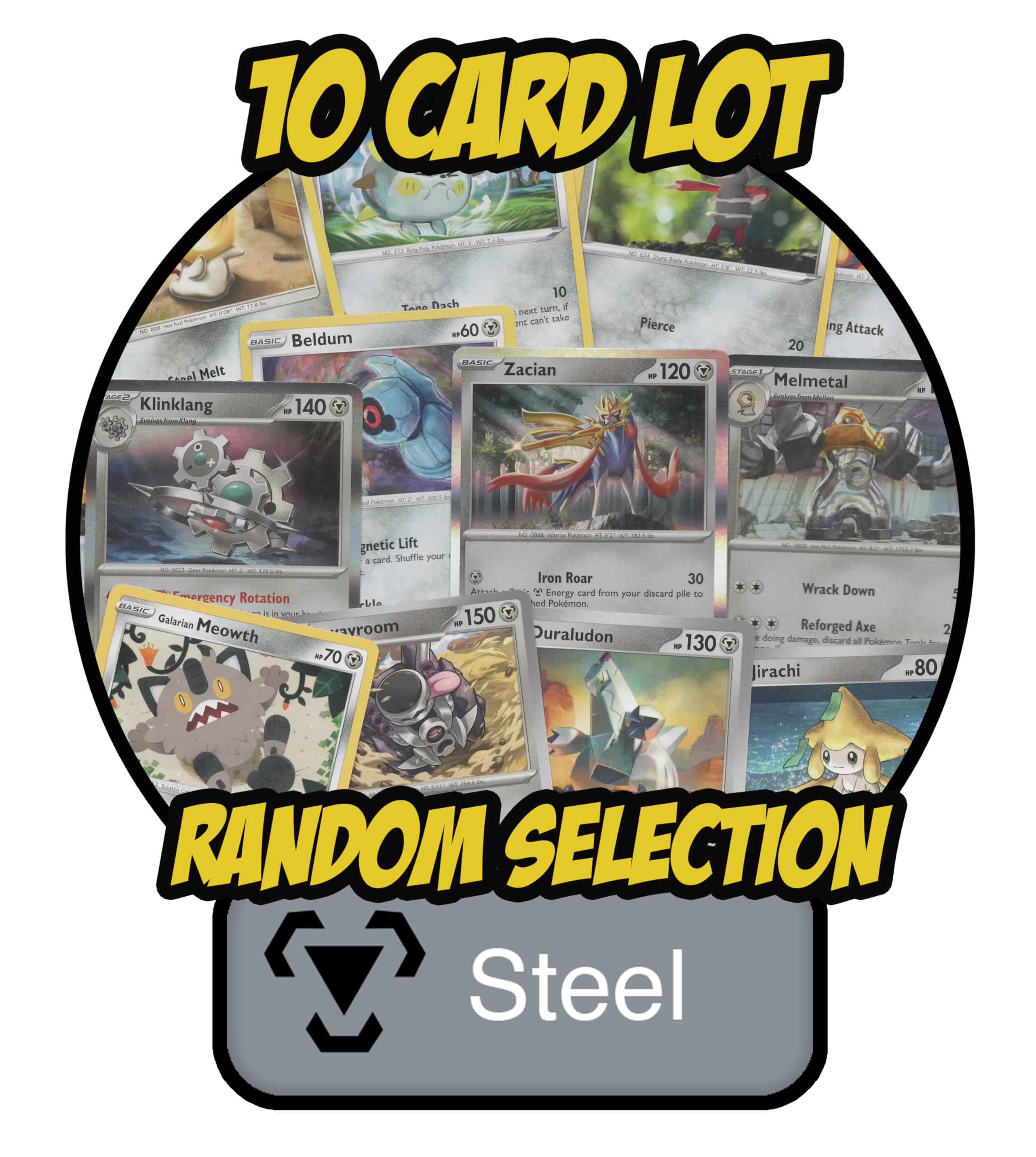 Amazon.com: Steel Type Pokemon -10 Card Lot - Metal Type Bundle
