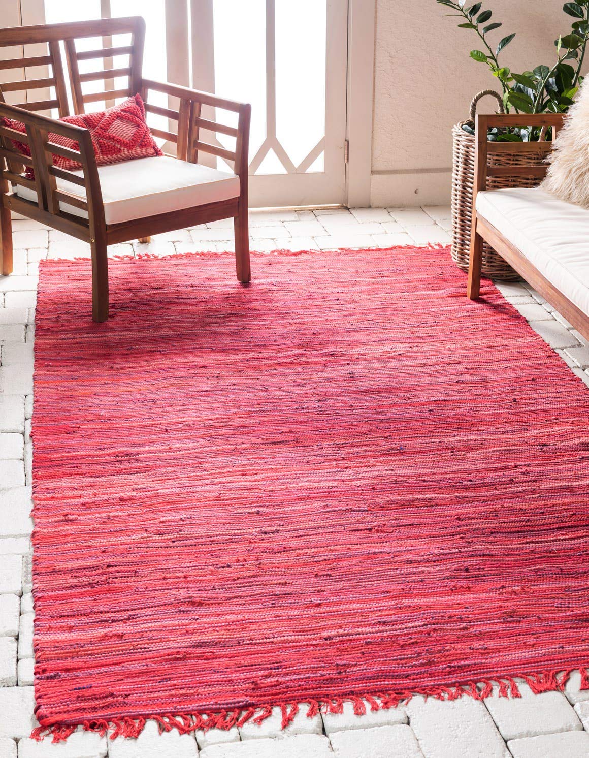 Unique Loom Chindi Cotton Collection 8' x 10'