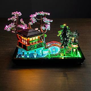 Upgraded Led Light Kit for Lego Icons Tranquil Garden Creative Building Set, Compatible with Lego 10315 (Model Not Included)