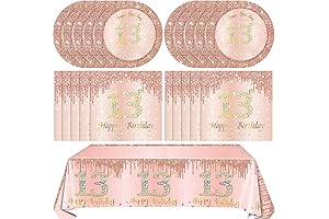 13th Birthday Decorations for Girls - Rose Gold Extravaganza for Official Teenager