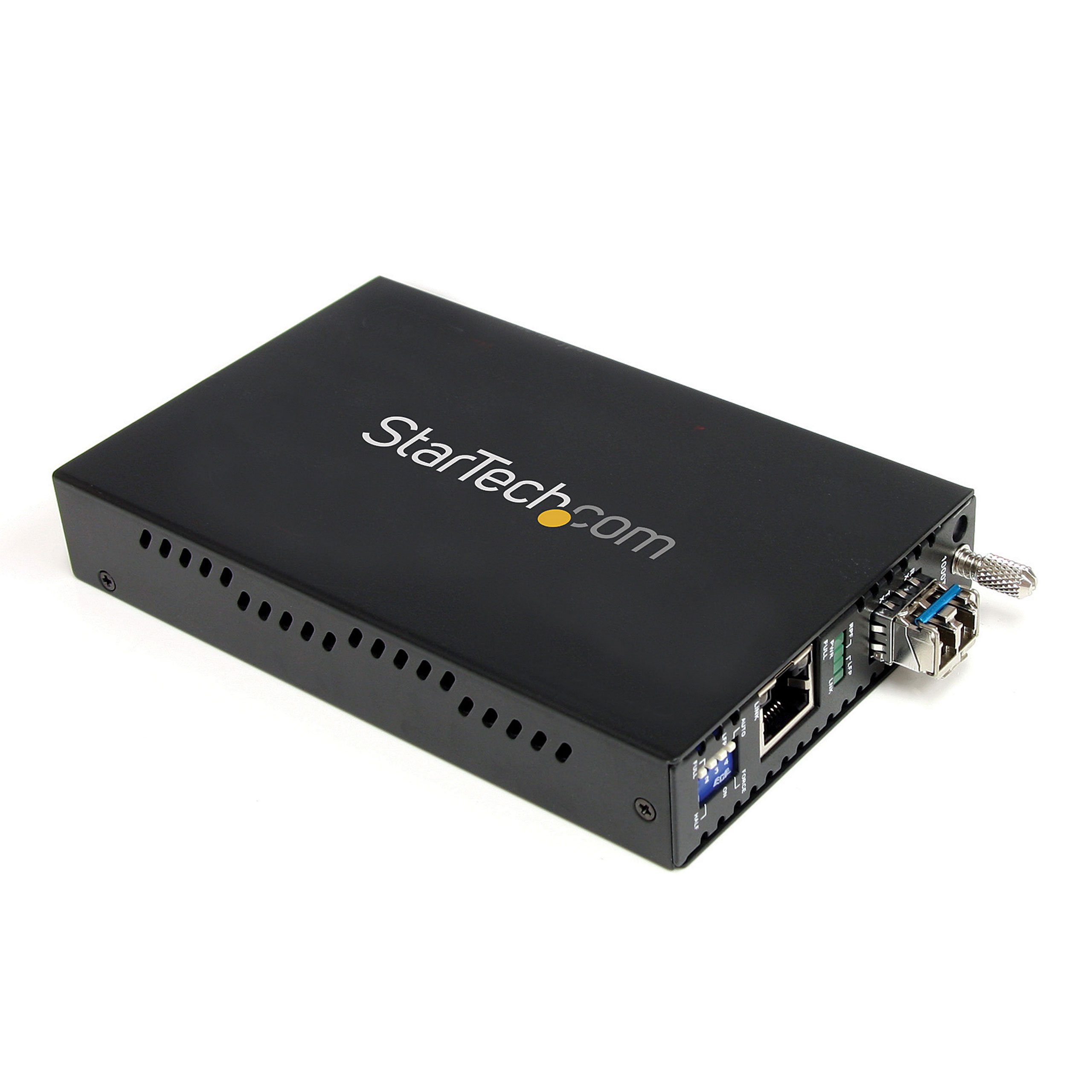 StarTech.com Convertisseur Ethernet Gigabit sur Fibre Optique MonoMode LC - 1000Mb/s - 40km (ET1000S40LC2)