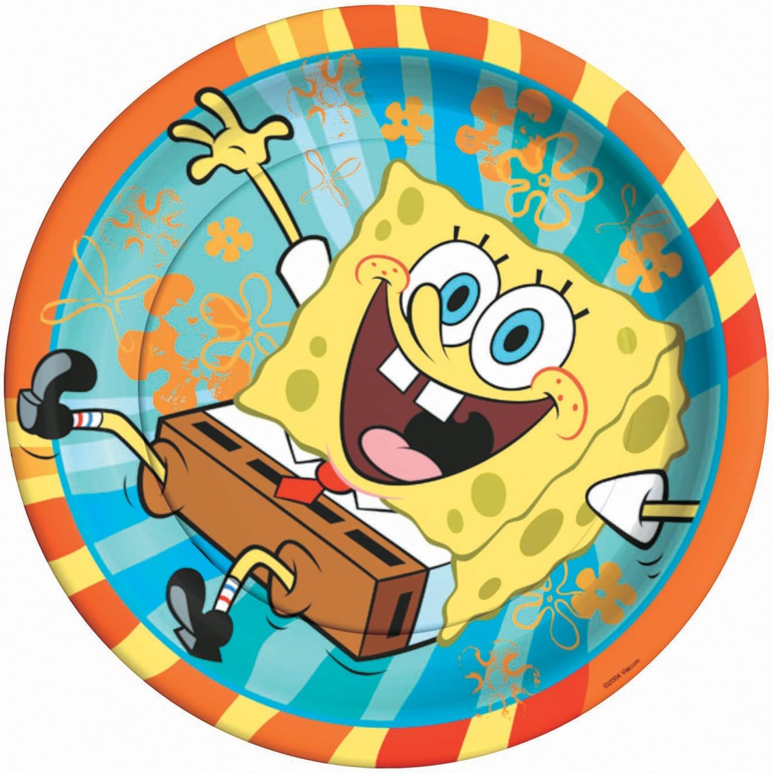 SpongeBob Buddies 9" Dinner Plates - 8 Count
