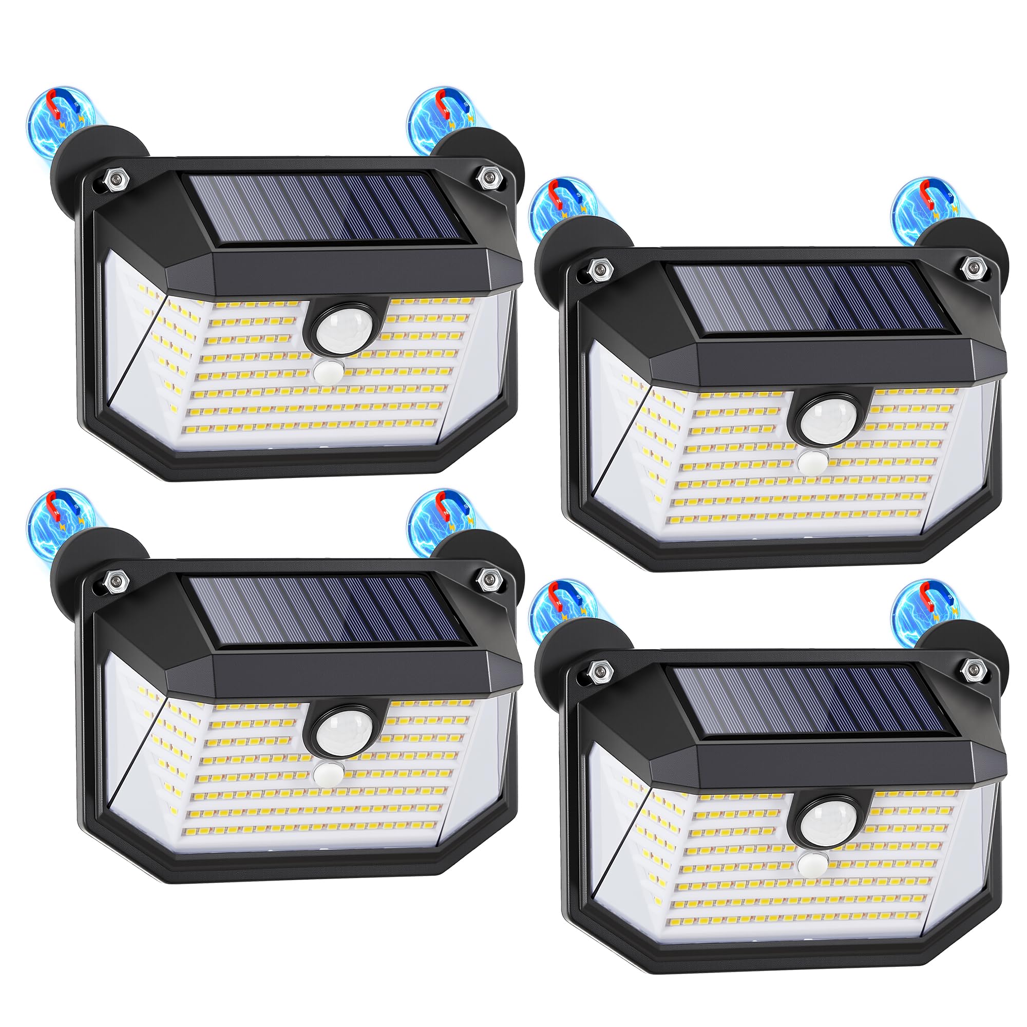 LUHLEE 178LED Magnetische Solarleuchten Außen RV Solarleuchten