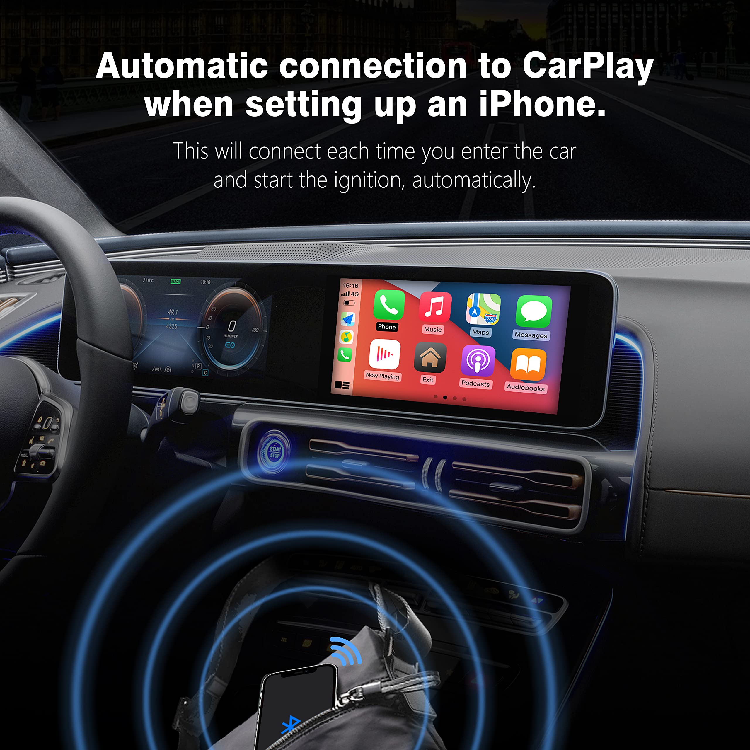 Amazon.com: OTTOCAST Wireless CarPlay Adapter 2021 New Upgrade 