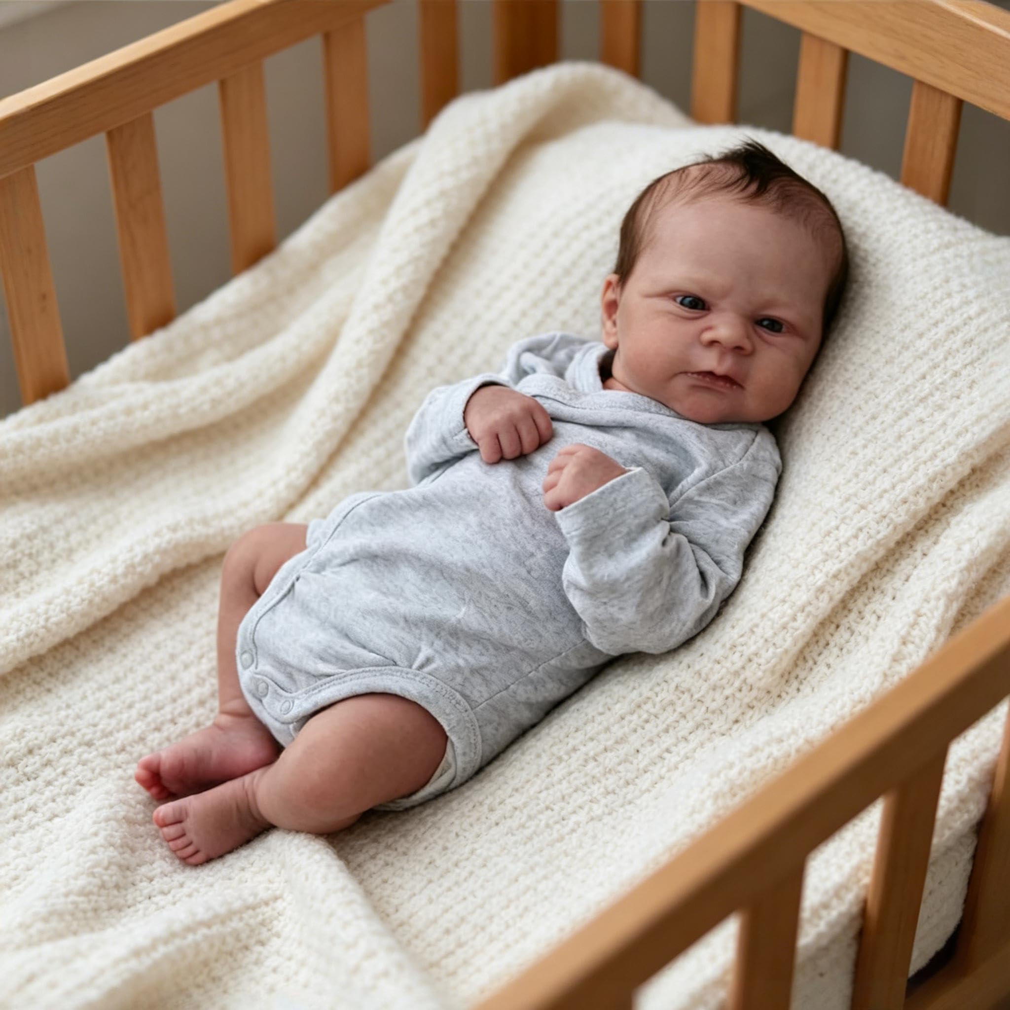 RXDOLL Realistyczne lalki Reborn Baby Dolls winylowe na całe ciało, dla dziewczynki, realistyczne lalki dla noworodków, na całe ciało, silikonowa, wodoodporna zabawka z zestawami do karmienia dla
