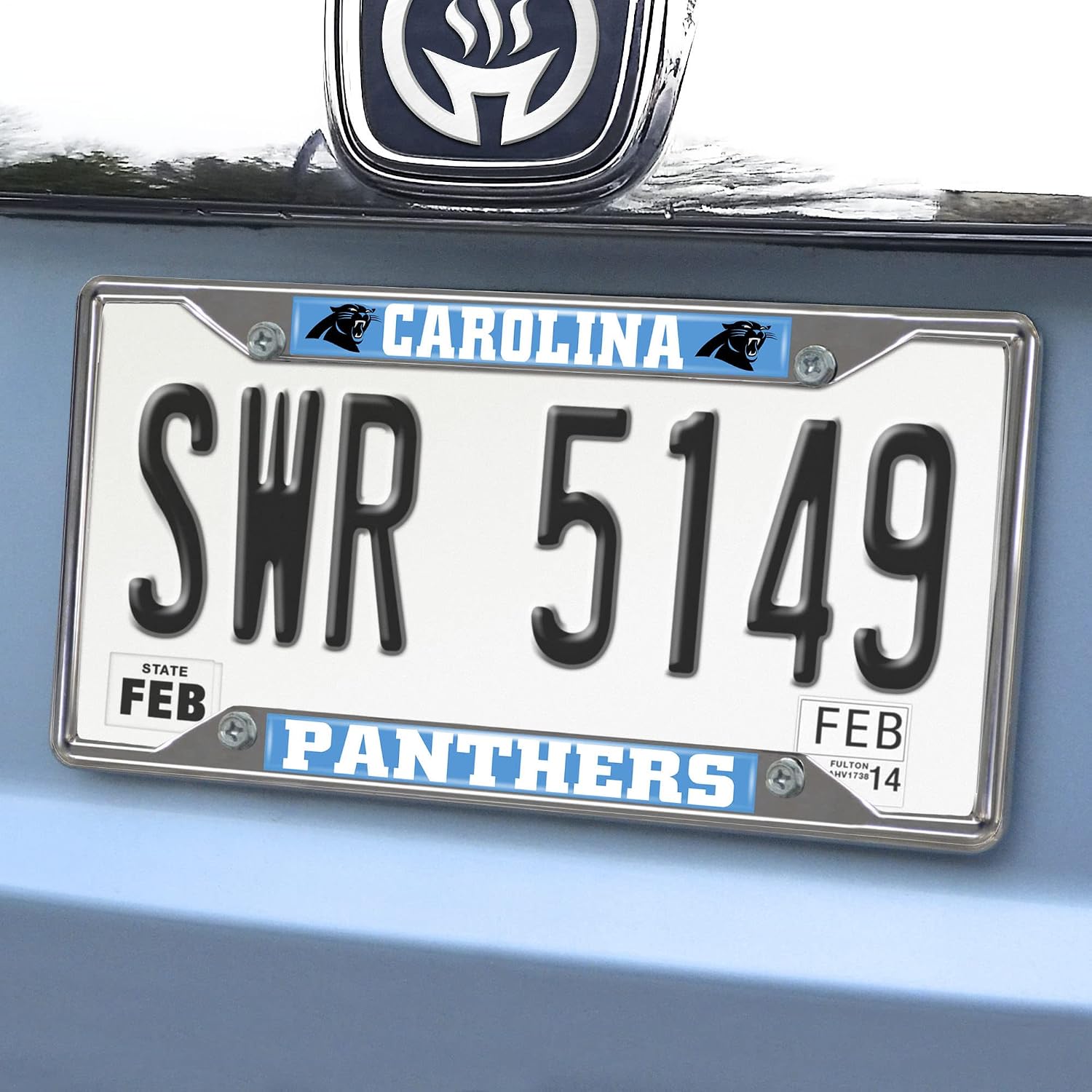 FANMATS NFL Unisex-Adult NFL License Plate Frame