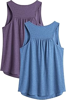 Camiseta sin mangas de entrenamiento para mujer, espalda cruzada, ajuste holgado, camiseta de yoga, camiseta sin mangas para gimnasio, correr, atletismo, paquete S-3XL
