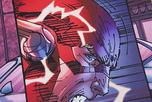 Miniatura 4 de Flash - Alfombrilla antideslizante XXL 90 MMS x 40 MMS con acabado de cuentas - Licencia oficial