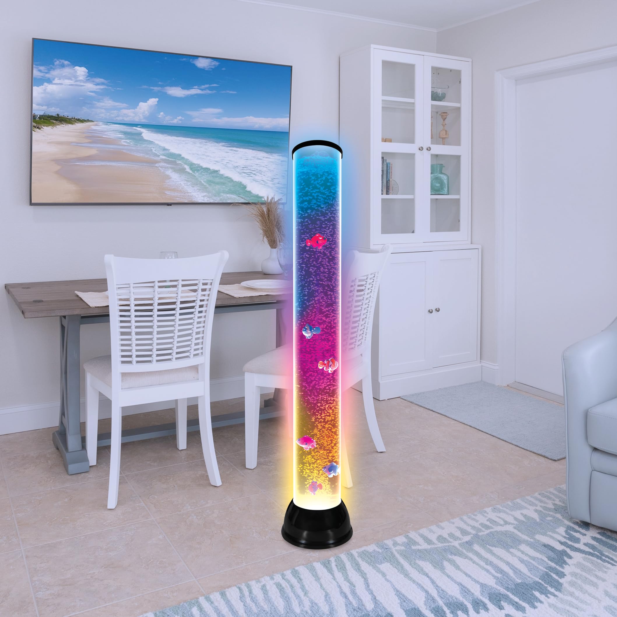 Water Tower Sensory Floor Lamp Led Lamp Bubble Fish Floor Lamp