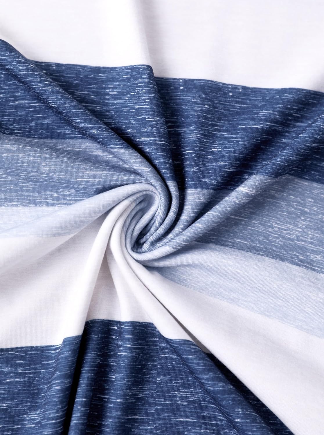 LilyCoco Womens Striped Long Sleeve Shirt Boat Neck Tops Breton Loose Fit Tshirt - Image 5