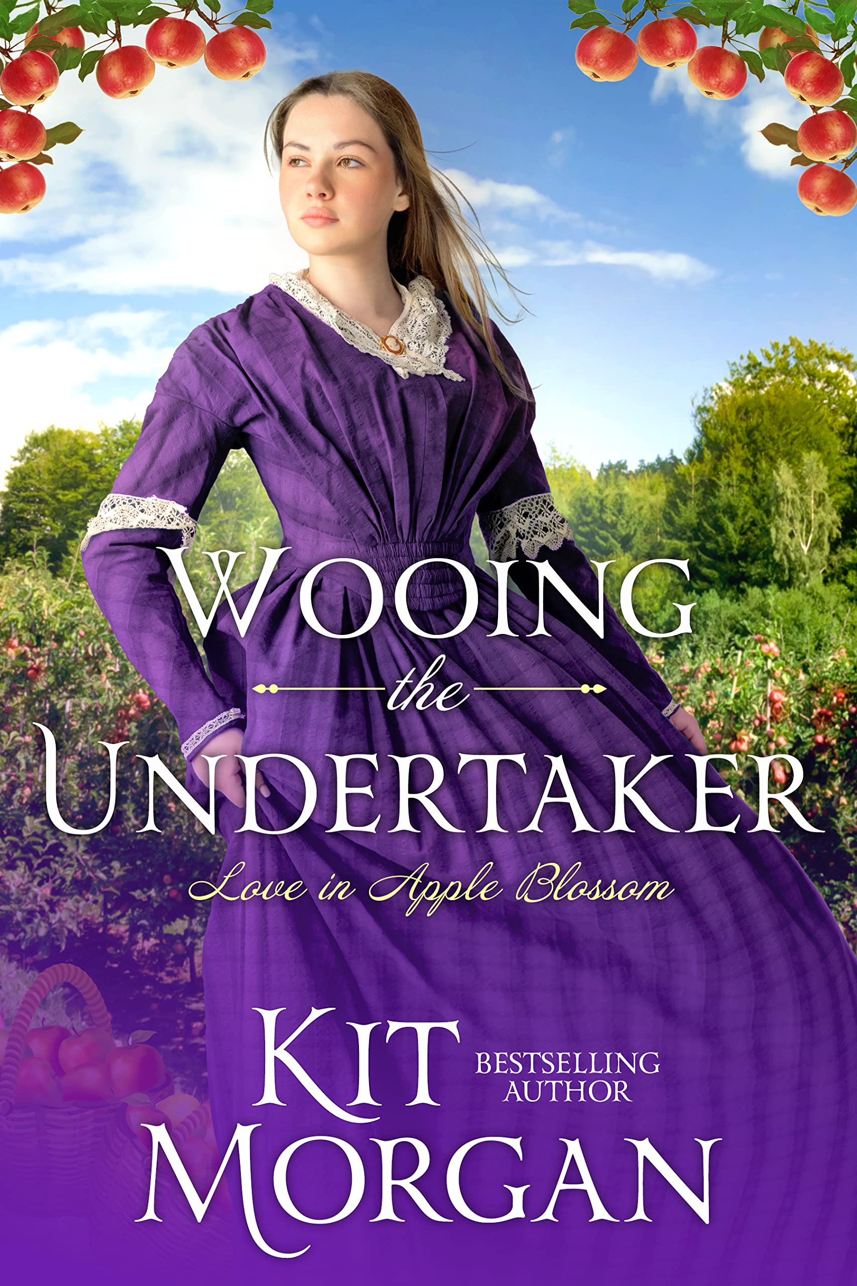 Wooing the Undertaker: Sweet Western Romance (Love in Apple Blossom Book 4)