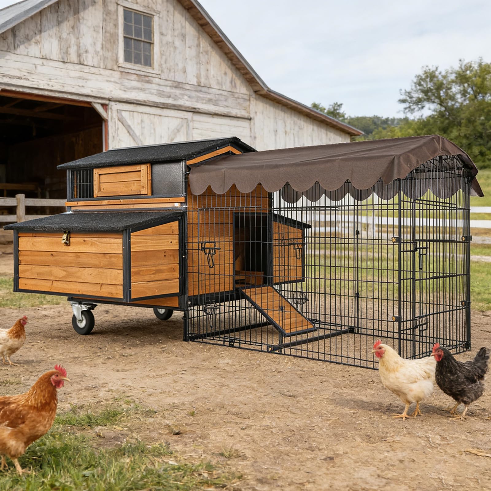 MEDEHOO Large Chicken Coop