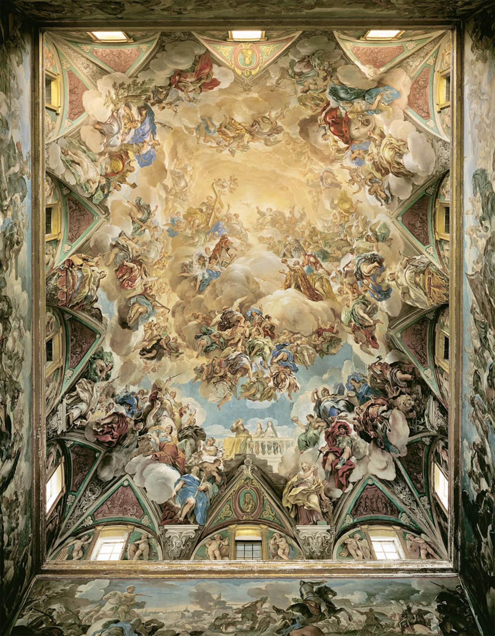 ARTXLXXBN Famous Prints Artwork Pictures Poster Painting Art the Glory and the of the Habsburgs by Famous Artist Artwork Landscape Pictures for Home Decor 60x90cm