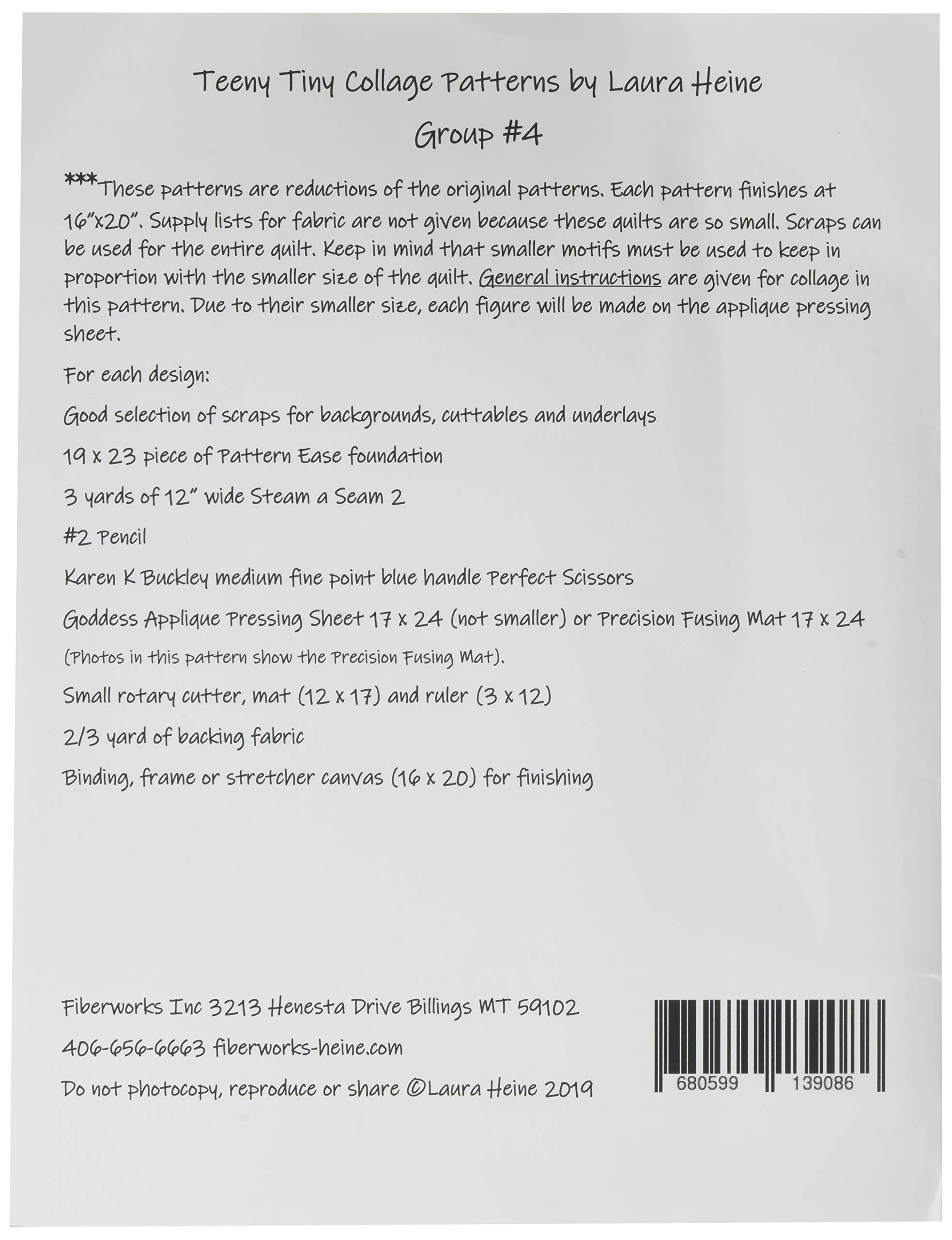 Fiberworks INC Teeny Tiny Collage Group 4 pattern